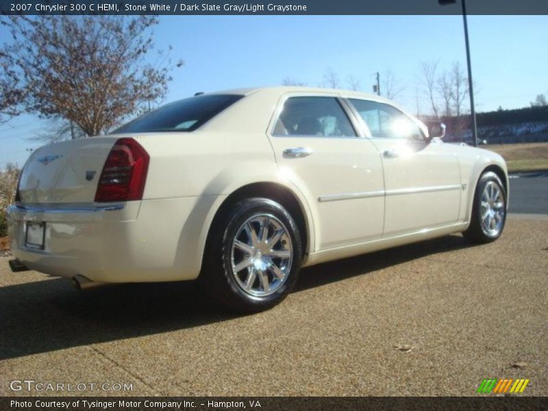 Stone White / Dark Slate Gray/Light Graystone 2007 Chrysler 300 C HEMI