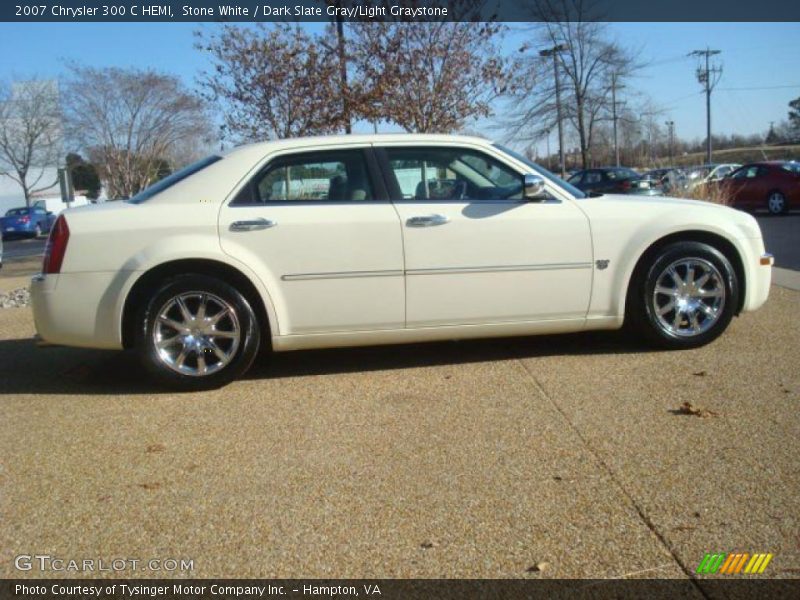 Stone White / Dark Slate Gray/Light Graystone 2007 Chrysler 300 C HEMI