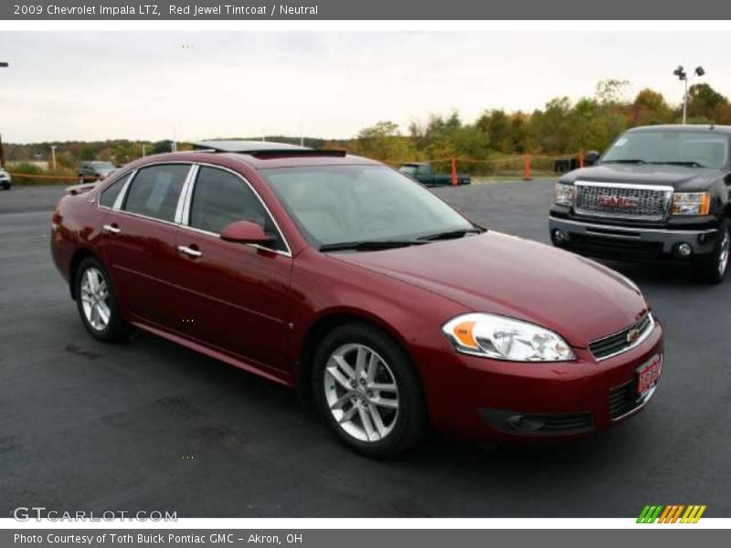 Red Jewel Tintcoat / Neutral 2009 Chevrolet Impala LTZ