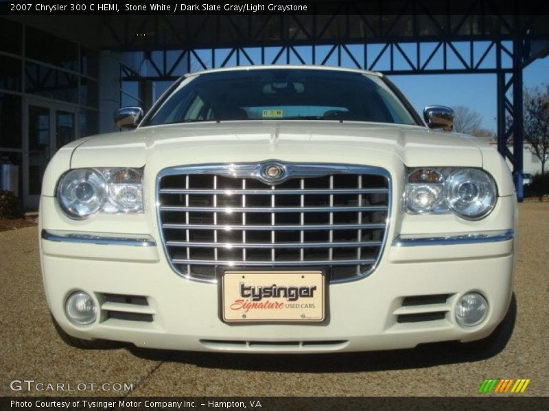Stone White / Dark Slate Gray/Light Graystone 2007 Chrysler 300 C HEMI