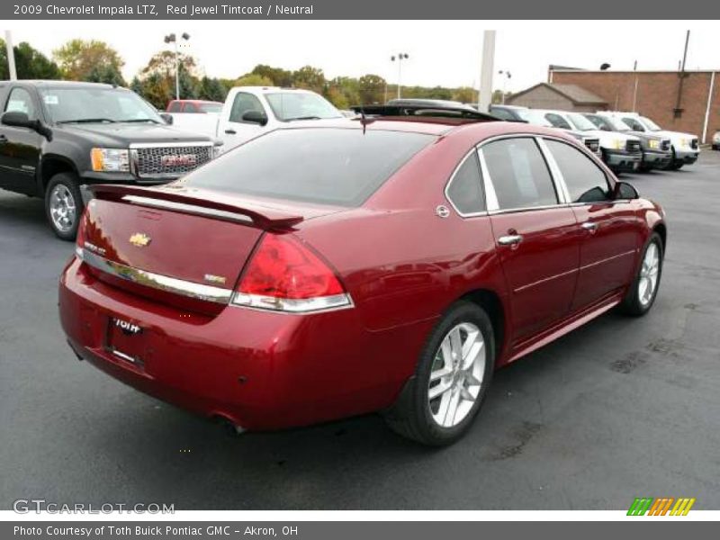 Red Jewel Tintcoat / Neutral 2009 Chevrolet Impala LTZ