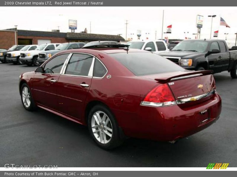 Red Jewel Tintcoat / Neutral 2009 Chevrolet Impala LTZ