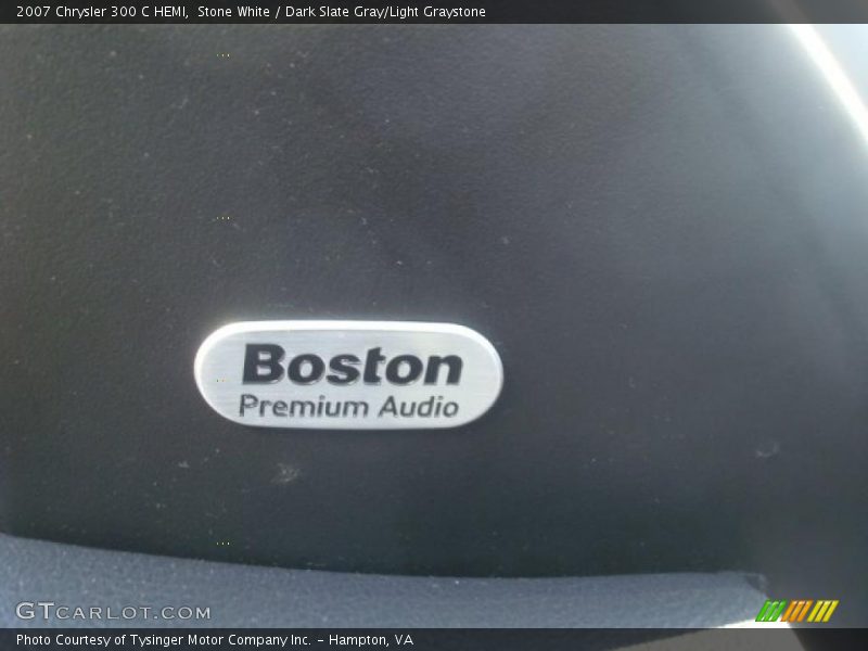 Stone White / Dark Slate Gray/Light Graystone 2007 Chrysler 300 C HEMI