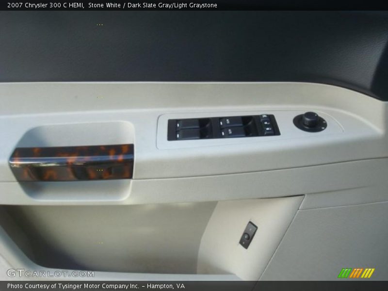 Stone White / Dark Slate Gray/Light Graystone 2007 Chrysler 300 C HEMI