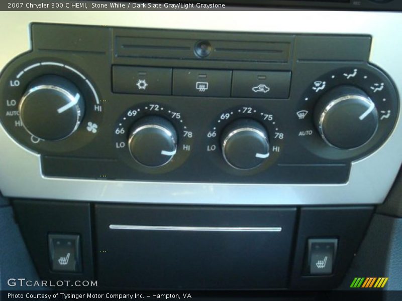 Stone White / Dark Slate Gray/Light Graystone 2007 Chrysler 300 C HEMI