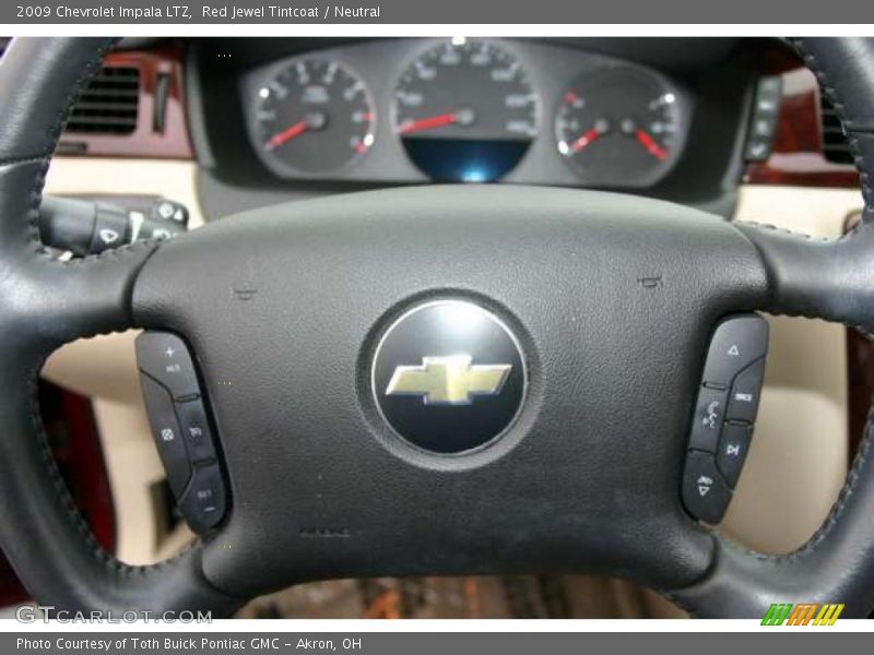 Red Jewel Tintcoat / Neutral 2009 Chevrolet Impala LTZ