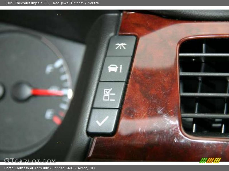 Red Jewel Tintcoat / Neutral 2009 Chevrolet Impala LTZ