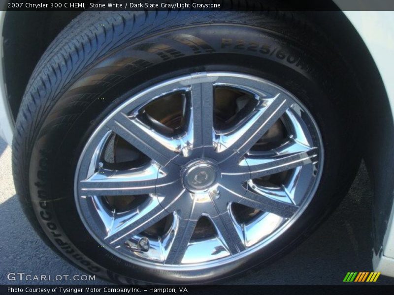 Stone White / Dark Slate Gray/Light Graystone 2007 Chrysler 300 C HEMI