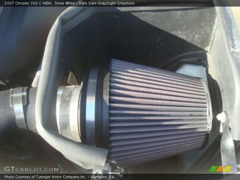 Stone White / Dark Slate Gray/Light Graystone 2007 Chrysler 300 C HEMI