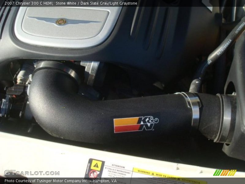 Stone White / Dark Slate Gray/Light Graystone 2007 Chrysler 300 C HEMI