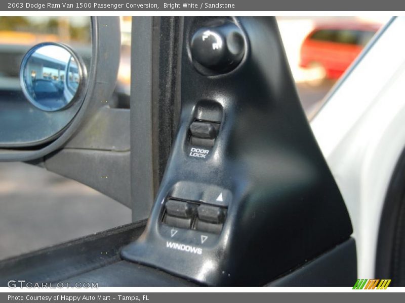 Bright White / Sandstone 2003 Dodge Ram Van 1500 Passenger Conversion