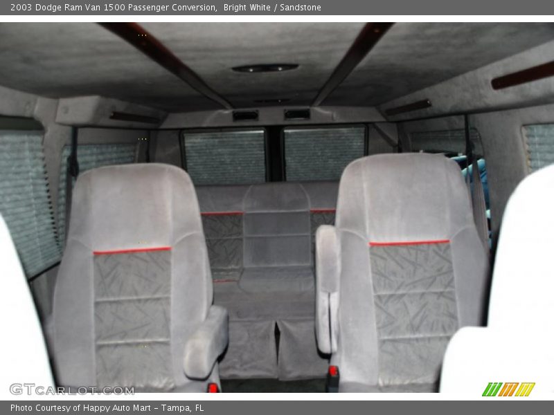 Bright White / Sandstone 2003 Dodge Ram Van 1500 Passenger Conversion