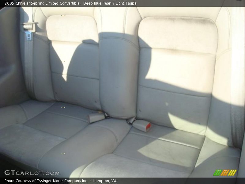 Deep Blue Pearl / Light Taupe 2005 Chrysler Sebring Limited Convertible