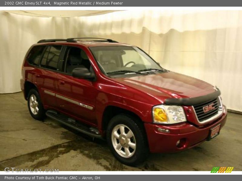 Magnetic Red Metallic / Medium Pewter 2002 GMC Envoy SLT 4x4