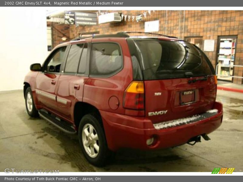 Magnetic Red Metallic / Medium Pewter 2002 GMC Envoy SLT 4x4