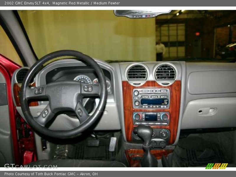 Magnetic Red Metallic / Medium Pewter 2002 GMC Envoy SLT 4x4