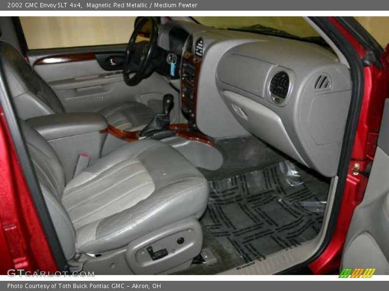 Magnetic Red Metallic / Medium Pewter 2002 GMC Envoy SLT 4x4