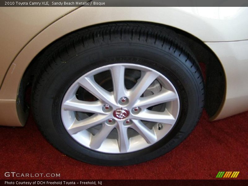 Sandy Beach Metallic / Bisque 2010 Toyota Camry XLE