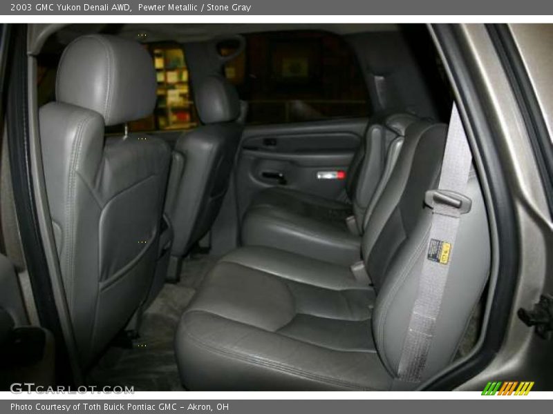 Pewter Metallic / Stone Gray 2003 GMC Yukon Denali AWD