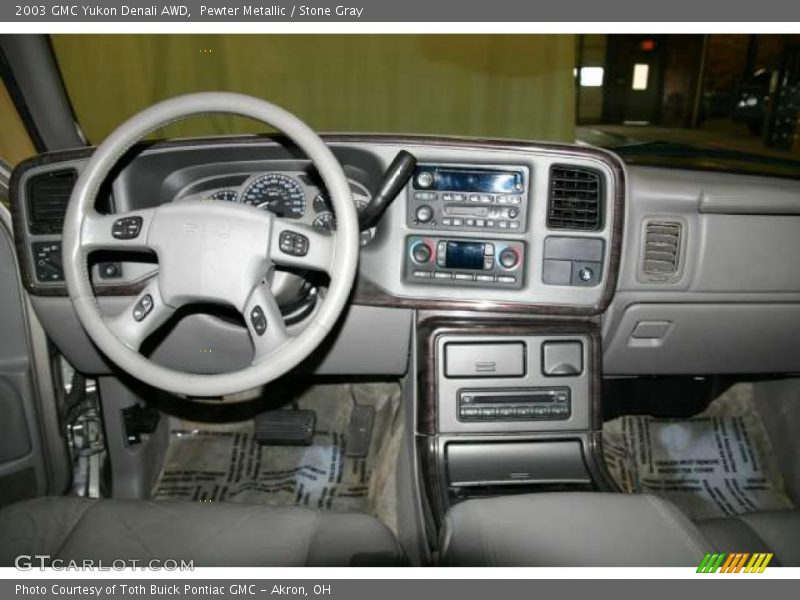 Pewter Metallic / Stone Gray 2003 GMC Yukon Denali AWD