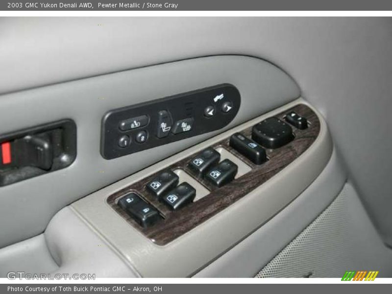 Pewter Metallic / Stone Gray 2003 GMC Yukon Denali AWD