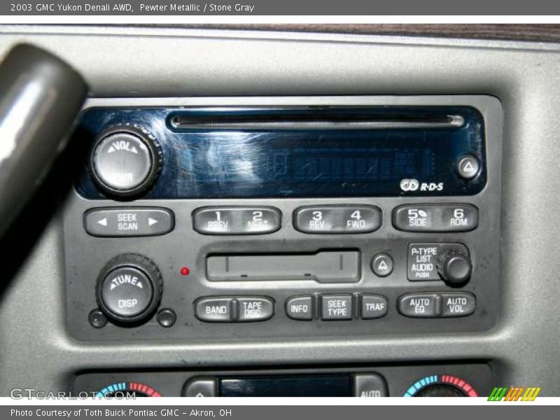 Pewter Metallic / Stone Gray 2003 GMC Yukon Denali AWD