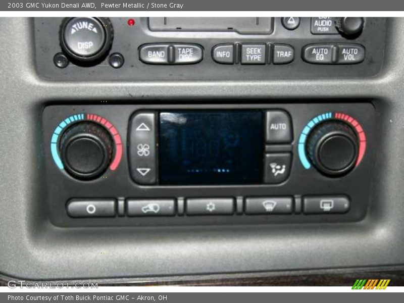 Pewter Metallic / Stone Gray 2003 GMC Yukon Denali AWD