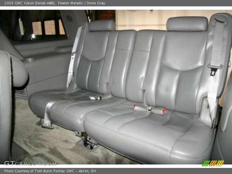 Pewter Metallic / Stone Gray 2003 GMC Yukon Denali AWD