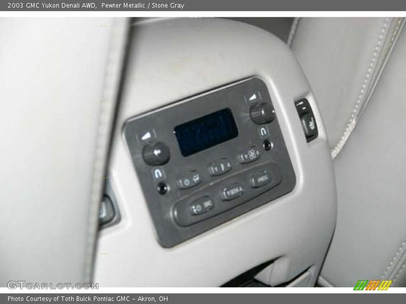Pewter Metallic / Stone Gray 2003 GMC Yukon Denali AWD
