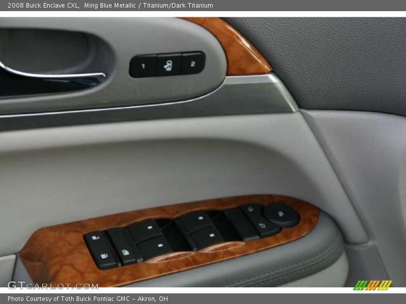 Ming Blue Metallic / Titanium/Dark Titanium 2008 Buick Enclave CXL