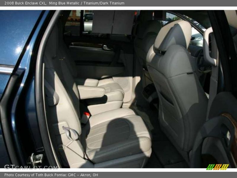 Ming Blue Metallic / Titanium/Dark Titanium 2008 Buick Enclave CXL