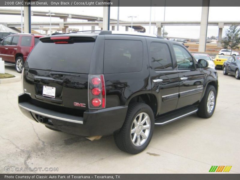 Onyx Black / Cocoa/Light Cashmere 2008 GMC Yukon Denali