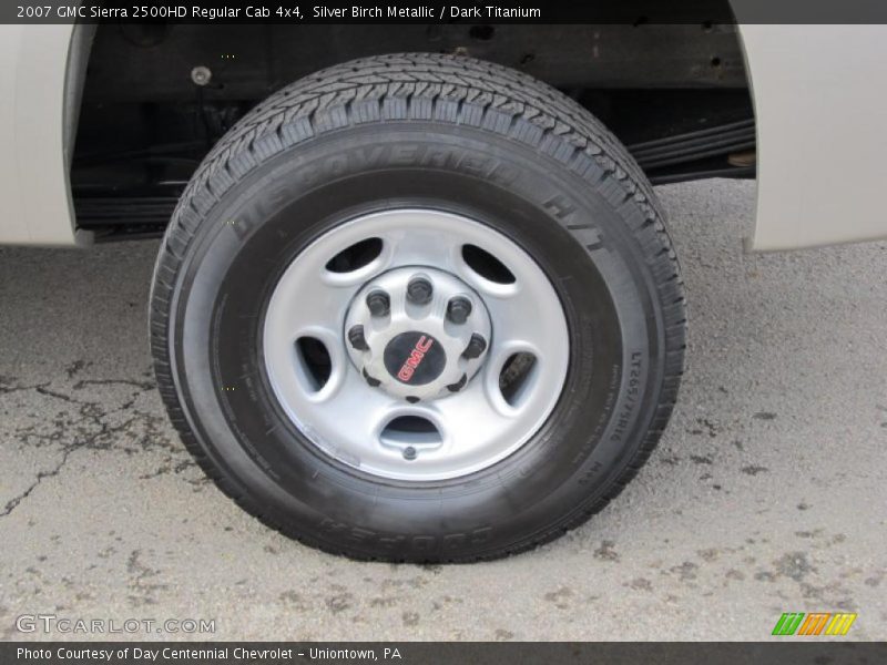 Silver Birch Metallic / Dark Titanium 2007 GMC Sierra 2500HD Regular Cab 4x4