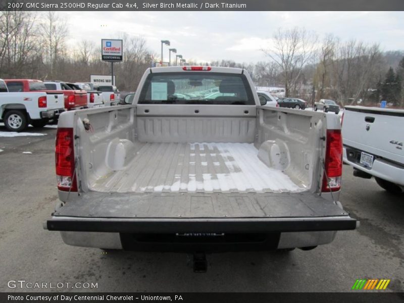 Silver Birch Metallic / Dark Titanium 2007 GMC Sierra 2500HD Regular Cab 4x4