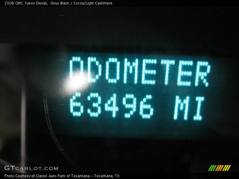 Onyx Black / Cocoa/Light Cashmere 2008 GMC Yukon Denali
