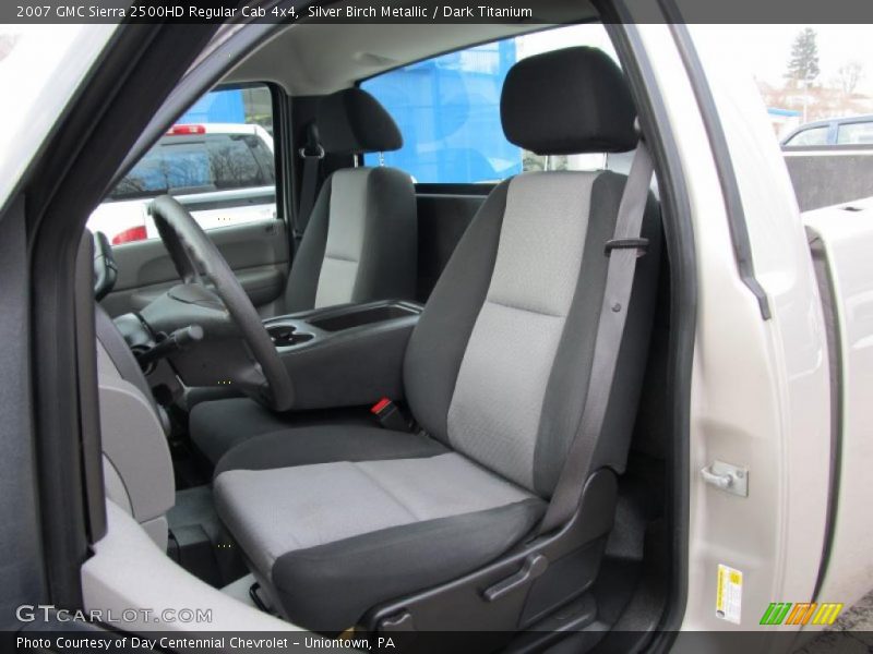 Silver Birch Metallic / Dark Titanium 2007 GMC Sierra 2500HD Regular Cab 4x4