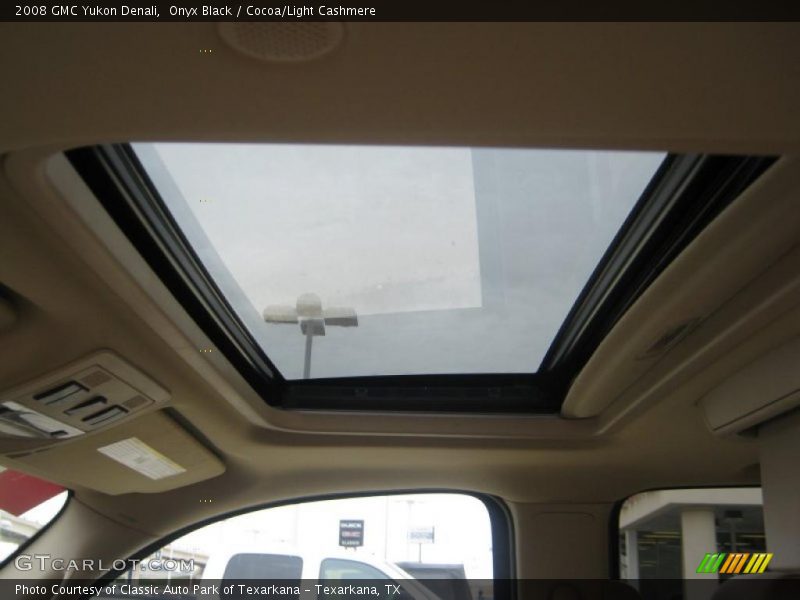 Onyx Black / Cocoa/Light Cashmere 2008 GMC Yukon Denali