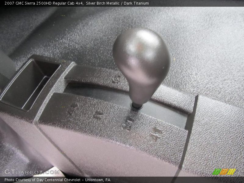 Silver Birch Metallic / Dark Titanium 2007 GMC Sierra 2500HD Regular Cab 4x4
