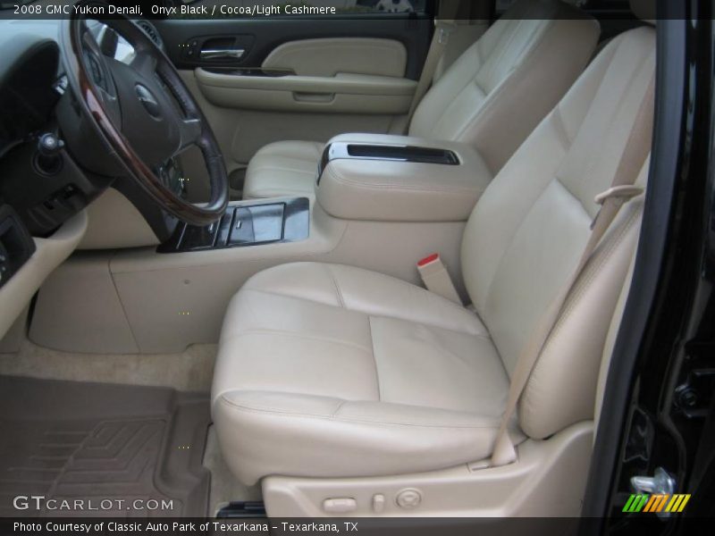 Onyx Black / Cocoa/Light Cashmere 2008 GMC Yukon Denali
