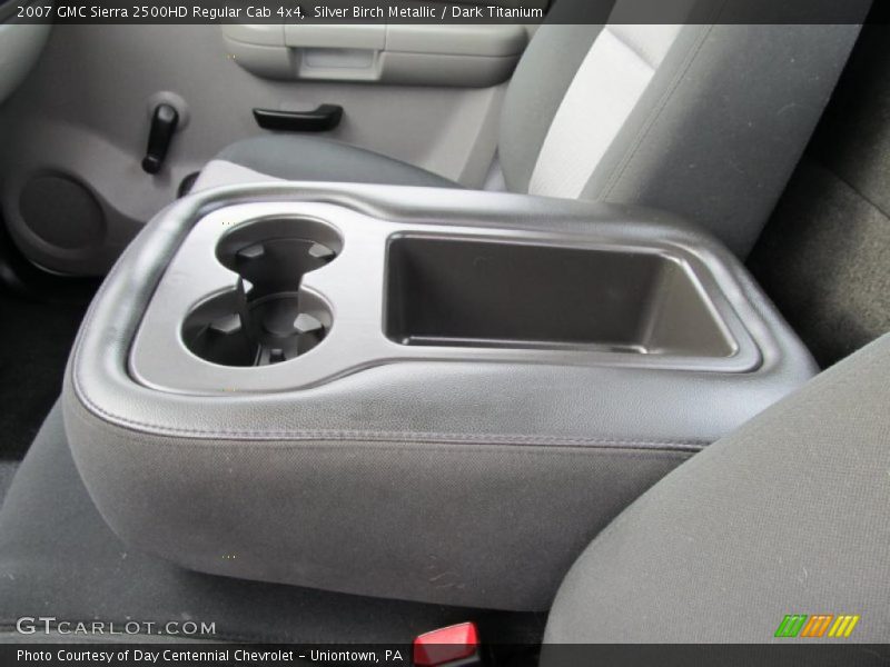 Silver Birch Metallic / Dark Titanium 2007 GMC Sierra 2500HD Regular Cab 4x4