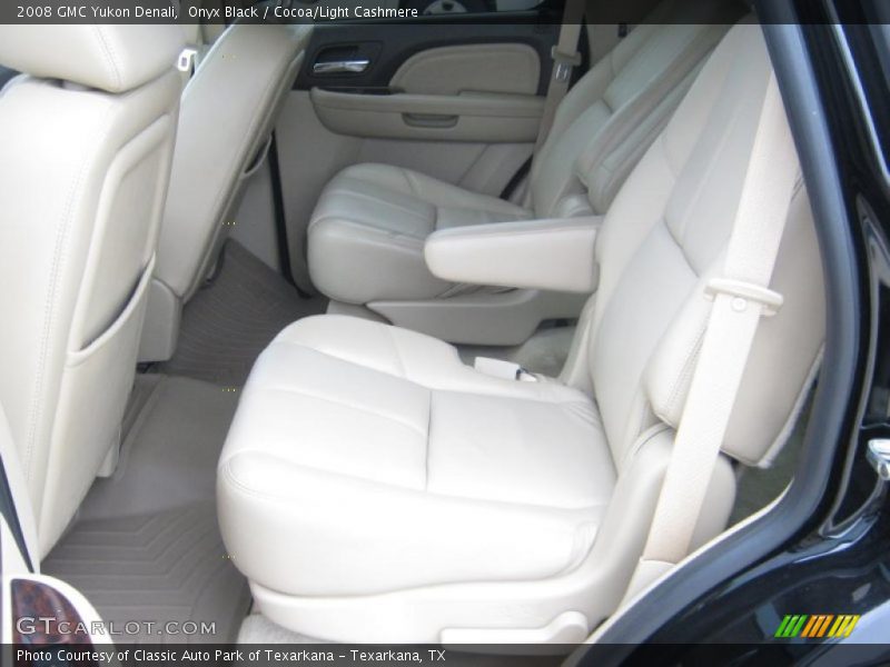 Onyx Black / Cocoa/Light Cashmere 2008 GMC Yukon Denali