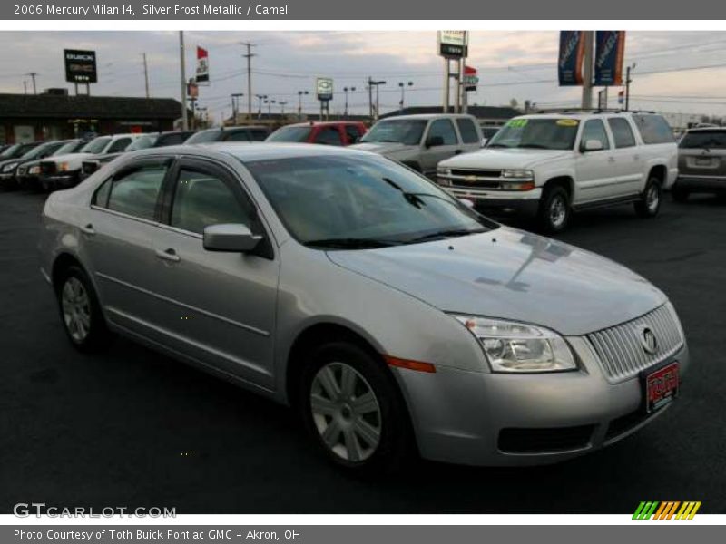 Silver Frost Metallic / Camel 2006 Mercury Milan I4