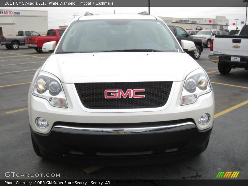 White Diamond Tintcoat / Cashmere 2011 GMC Acadia SLT