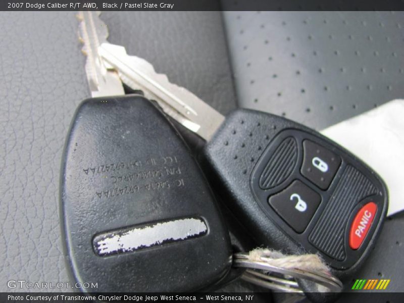 Black / Pastel Slate Gray 2007 Dodge Caliber R/T AWD