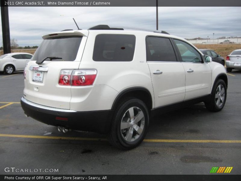 White Diamond Tintcoat / Cashmere 2011 GMC Acadia SLT