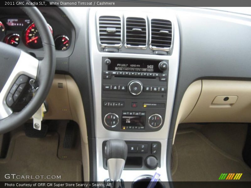 White Diamond Tintcoat / Cashmere 2011 GMC Acadia SLT