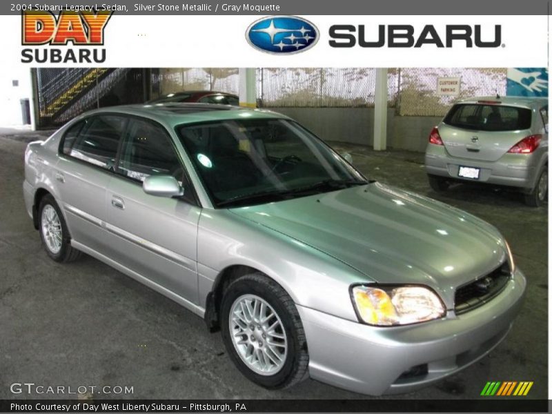 Silver Stone Metallic / Gray Moquette 2004 Subaru Legacy L Sedan