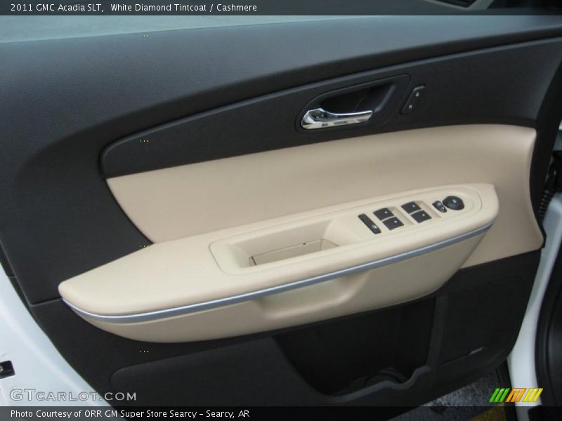 White Diamond Tintcoat / Cashmere 2011 GMC Acadia SLT