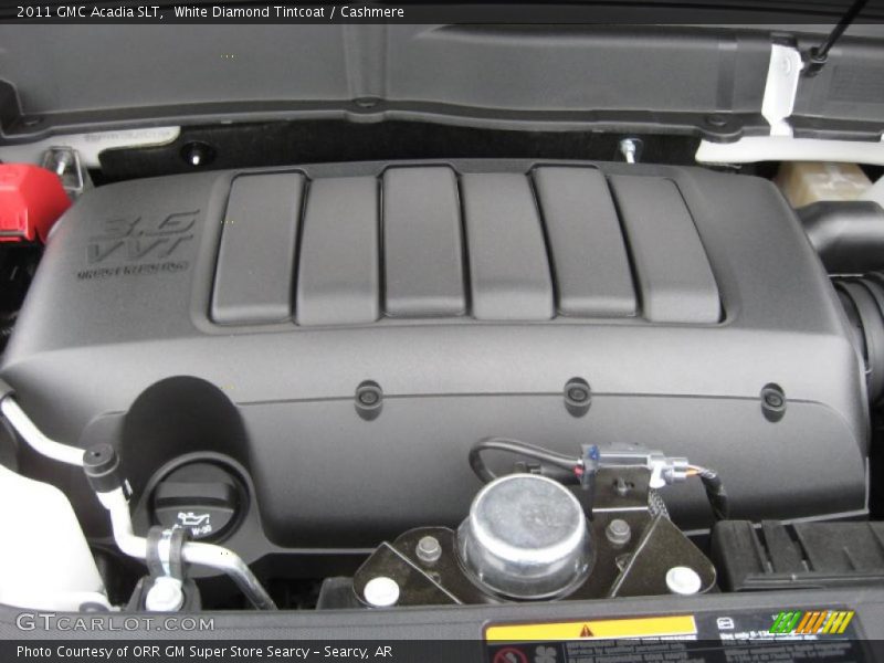 White Diamond Tintcoat / Cashmere 2011 GMC Acadia SLT