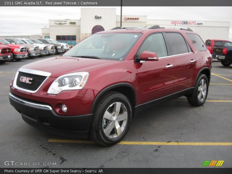 Red Jewel Tintcoat / Cashmere 2011 GMC Acadia SLT